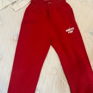 Fox Kids Red Joggers